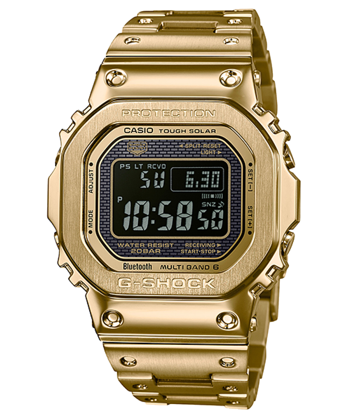 mechanical vs quartz, Casio G-Shock GMW-B5000GD gold full metal